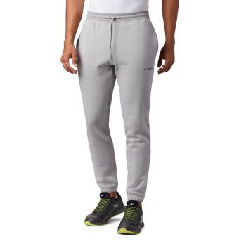 Columbia Logo Fleece Jogger, Pantalones Grises Para Hombre | 876154-HNO